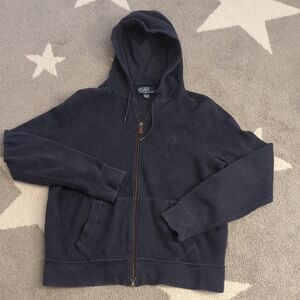 Polo Ralph Lauren Men's Double Knit Full Zip Hoodie Size Large